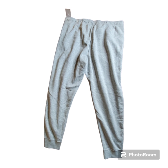 Nike womens sportswear essential fleece gray sweatpants - Picture 6 of 7